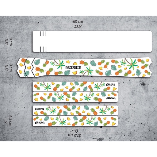 Sticker de cadre DYEDBRO Tropical
