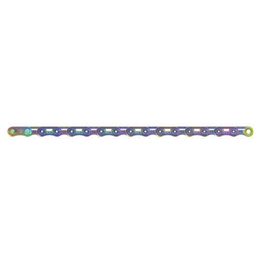 [00.2518.068.008] Chaine Sram Red E1 FlatTop 126m 12/13v Rainbow