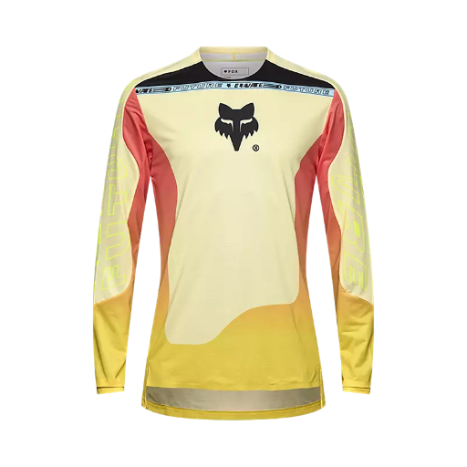 Fox Flexair Long Sleeve Jersey Elevated Lemonade