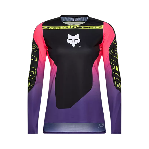 Fox Women Flexair Long Sleeves Jersey Elevated Black