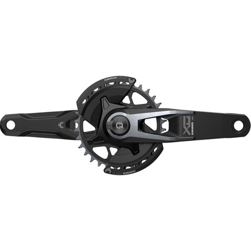 [00.6118.641.001] Pédalier Sram X0 Wide Dub avec Capteur de vitesse Quarq Dub DM 170 32d Noir