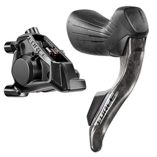[00.7018.580.003] Manette/Levier Sram Force AXS E1 Droit Carbon Flat Mount 20 Offset 1800mm
