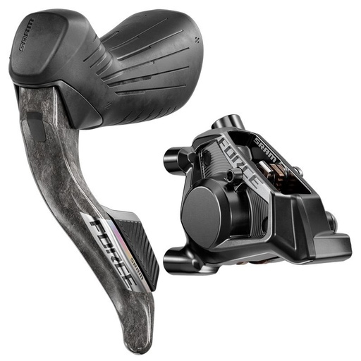[00.7018.580.000] Manette/Levier Sram Force AXS E1 Gauche Carbon Flat Mount 20 Offset 950mm