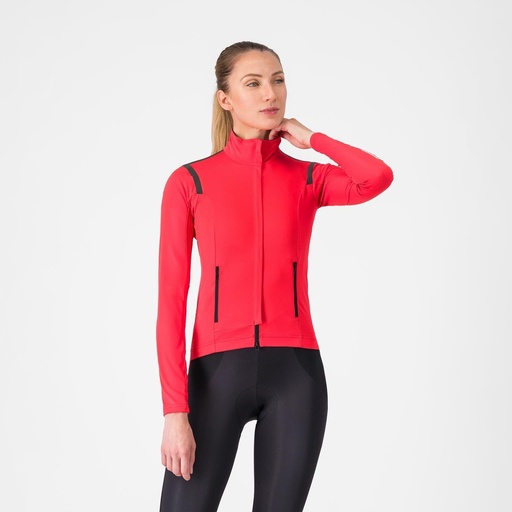 Castelli Perfetto RoS 3 Women Jersey Hibiscus/Black Reflex