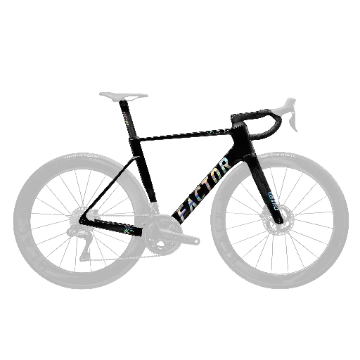 Kit cadre Factor Ostro V.A.M 2.0 Black/Gloss Chrome 