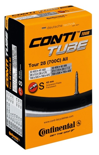 Chambre Continental Tour  700x32-47 Presta 42mm