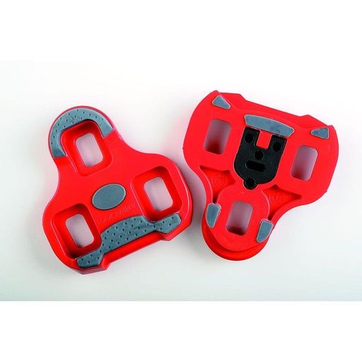 Cales Look Keo Grip rouge 9°