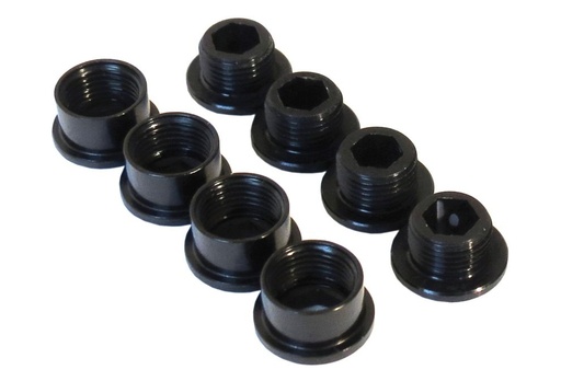 Kit Vis Plateau Truvativ acier noir 1000