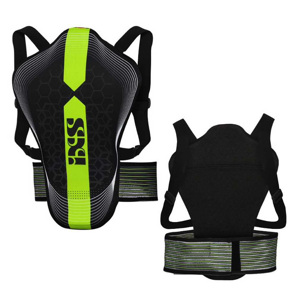 Dorsale IXS RS-10 Noire/verte