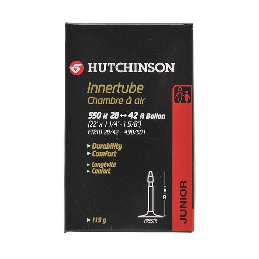 Chambre à Air Hutchinson 24" 550x28/42 Presta 32mm