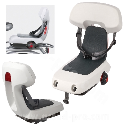Siege enfant Ar PoliSport Fixation sur Porte bagage Guppy Junior Blanc