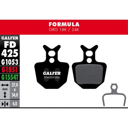 Plaquettes Galfer Formula Oro