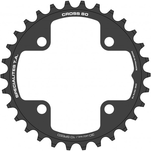 Plateau Spécialités TA Cross 26t 80mm noir Sram/Cannondale