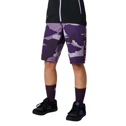 Fox Women Ranger Short Dark Purple Camo